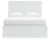Ashley Furniture B139B43 Ashley Furniture B139B43 Bostwick Shoals - Queen Panel Bed With Framed Footboard - White