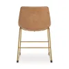 Ashley Furniture PCD373-03 Ashley Furniture PCD373-03 Ciabori - Dining Upholstered Side Chair (Set of 2) - Toast / Gold