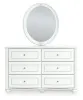 Ashley Furniture PCB1819B2 Ashley Furniture PCB1819B2 Kozlani - Dresser And Mirror - White