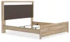 Ashley Furniture PCB1360B15 Ashley Furniture PCB1360B15 Kinlanni - King Upholstered Panel Bed - Tan