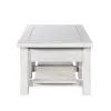 New Classic T3883-10 Dorsey - 2 Drawer Coffee Table - White