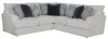 Jackson Furniture Industries 2470/72/46-21 Jackson Furniture Industries 2470/72/46-21 Polaris - 2 Piece Sectional With Comfort Coil Seating And 9 Accent Pillows Included - Sugar