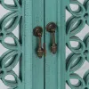 Liberty Furniture 2011-AC7236 Liberty Furniture 2011-AC7236 Kensington - 4 Door Accent Cabinet - Turquoise / Worn Wood Tone
