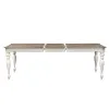 Liberty Furniture 244-T4490 Magnolia Manor - Rectangular Leg Table - Antique White