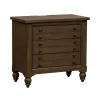 Liberty Furniture 615-BR62 Liberty Furniture 615-BR62 Americana Farmhouse - Bedside Chest With Charging Station - Dusty Taupe