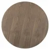 CoasterEssence 110280 Cora - Round Wood Top Dining Table - Brown Walnut