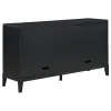 Coaster Fine Furniture 108235 Brookmead - 4 Door Sideboard Buffet Storage Cabinet - Black