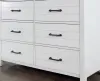 Furniture of America CM7467WH-D Priam - Dresser - White / Gray