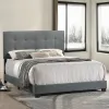 Intercon UB-BR-ADYQEN-GNM-C Intercon UB-BR-ADYQEN-GNM-C Addyson - Upholstered Queen Bed - Gunmetal