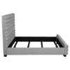 Coaster Fine Furniture 300719KW Patricia - Boucle Upholstered California King Bed - Gray