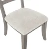 New Classic D2114W-21 New Classic D2114W-21 Mariana - Wood Back Side Chair (Set of 2) - Vintage Creme