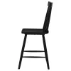 Coaster Fine Furniture 122509BLK Andrews - Windsor Counter Height Dining Side Chair (Set of 2) - Black