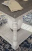 Ashley Furniture T814-3 Havalance - Rectangular End Table - Gray / White