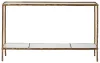 Ashley Furniture A4000443 Ryandale - Console Sofa Table - Antique Brass Finish