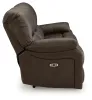 Ashley Furniture U4380887 Leesworth - Power Reclining Sofa - Dark Brown