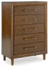 Ashley Furniture B615-46 Lyncott - Five Drawer Chest - Brown