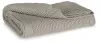 Ashley Furniture A1001085 Ashley Furniture A1001085 Gayelery - Throw (Set of 3) - Gray