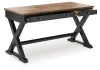 Ashley Furniture H664-34 Wildenauer - Home Office Desk - Brown / Black
