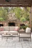 Ashley Furniture PCP383-080 Bluff Trail - Loveseat, Lounge Chairs, Tables Set (Set of 5) - Beige