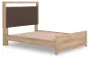 Ashley Furniture PCB1360B10 Ashley Furniture PCB1360B10 Kinlanni - Queen Upholstered Platform Bed - Tan