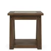 Riverside Furniture 27512 Riverside Furniture 27512 Lakepoint - Chairside Table - Oxford Oak