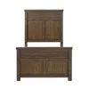 Samuel Lawrence Furniture S918-YBR-K1 Cambridge - Twin Panel Bed - Brown