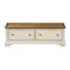 Liberty Furniture 498-OT47 Morgan Creek - Storage Hall Bench - Antique White / Wirebrushed Tobacco Accents