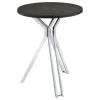 CoasterEssence 183131 Edgerton - Round Pub Height Bistro Bar Table - Dark Oak