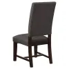 CoasterEssence 109142 Twain - Upholstered Dining Side Chairs (Set of 2) - Warm Gray