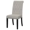 CoasterEssence 115182 Alana - Velvet Upholstered Dining Side Chair (Set of 2) - Sand