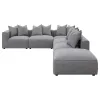 CoasterElevations 551594-SET Jennifer - 6 Piece Upholstered Modular Sectional - Gray