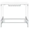 Coaster Fine Furniture 182101 Norcrest - Acrylic Leg Bar Table - White High Gloss