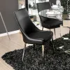 Furniture of America CM3384BK-SC-2PK Izzy - Side Chair (Set of 2) - Silver / Black