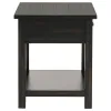 Coaster Fine Furniture 710568-S2 Payne - 2 Piece Coffee And 1-Drawer End Table Set - Java