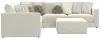 Jackson Furniture Industries 2235/36/31/59/37/12-16 Ritzy - 5 Piece Modular Sectional And 1 Included Cocktail Ottoman - Bone