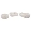 Coaster Fine Furniture 509301-S3 Destino - 3 Piece Chenille Splayed Arm Sofa Set - Greige