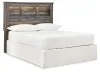 Ashley Furniture B211-85 Drystan - Full Bookcase Headboard - Brown / Beige