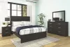 Ashley Furniture B2589-92 Belachime - Two Drawer Night Stand - Charcoal