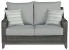 Ashley Furniture P518-835 Elite Park - Loveseat w/Cushion - Gray