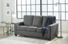 Ashley Furniture 53602/36/25 Rannis - 2 Pc. - Full Sofa Sleeper, Rocker Recliner - Pewter