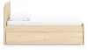 Ashley Furniture EB9632B10 Ashley Furniture EB9632B10 Onita - Twin Panel Platform Bed With 1 Side Storage - Natural