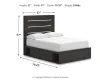 Ashley Furniture PCB2108B16 Ashley Furniture PCB2108B16 Hollivern - Full Panel Bed With Storage - Dark Gray