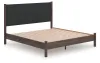 Ashley Furniture PCB2614B28 Ashley Furniture PCB2614B28 Pamytta - King Upholstered Panel Platform Bed - Brown