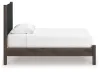Ashley Furniture PCB2614B8 Ashley Furniture PCB2614B8 Pamytta - Twin Upholstered Panel Platform Bed - Brown