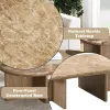 ACME LV05315 Markku - Coffee Table With Natural Marble - Oak