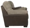 Jackson Furniture Industries 545523-1176/89-1921/36 McMahon - Sofa With Drop Down Table - Bark