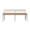 Liberty Furniture 652-C9000B Farmhouse Reimagined - Bench - Antique White / Chestnut Tops