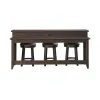 Liberty Furniture 297-OT-4PCS Paradise Valley - 4 Piece Living Room Set - Saddle Brown