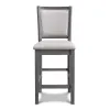 New Classic D3651-52S-GRY Amy - 5 Piece Counter Dining Set - Gray