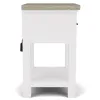 Riverside Furniture 37298 Cora - One Drawer Nightstand - White